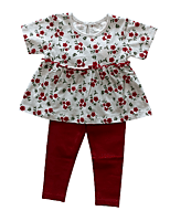 AB Infants Set Flower Print AB Infants Set Flower Print