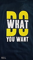 Men's With Do What You Want Print T-Shirt Men's With Do What You Want Print T-Shirt