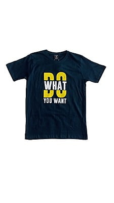Men's With Do What You Want Print T-Shirt