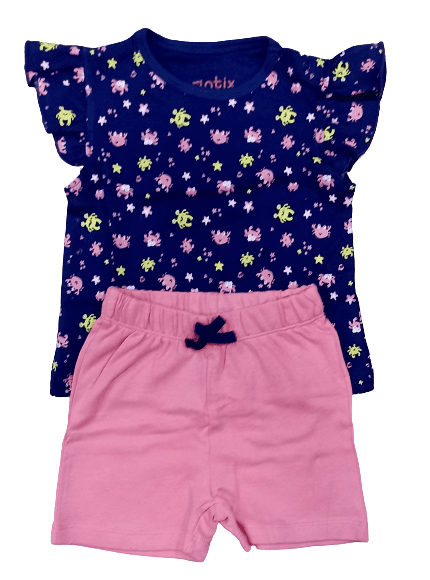 Girls NB Printed Set Girls NB Printed Set