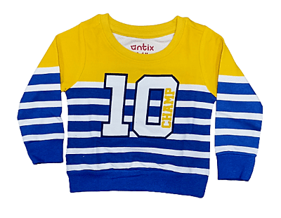 Boys Yellow/White T Shirt