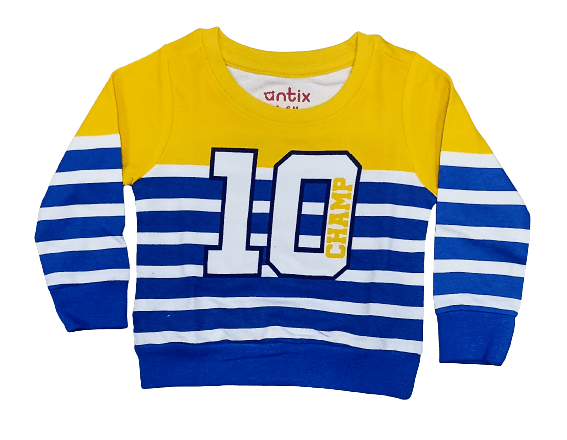 Boys Yellow/White T Shirt Boys Yellow/White T Shirt