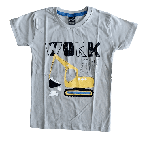 Boys Work Zone Tshirt Boys Work Zone Tshirt