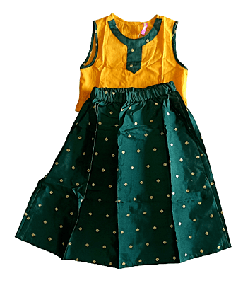 Girls Printed Lehanga