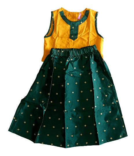 Girls Printed Lehanga Girls Printed Lehanga