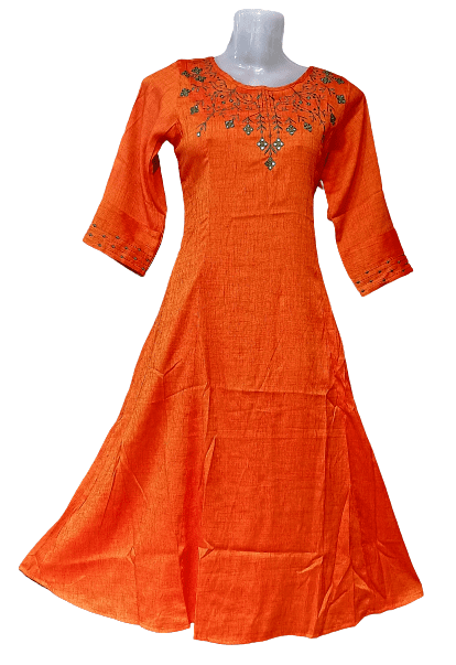 Women Green Embroidery Print Kurtis Women Green Embroidery Print Kurtis