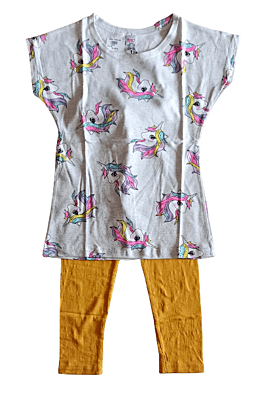 Girls Horse Printed Set
