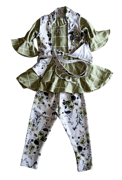 Girls Flower Printed Set Girls Flower Printed Set