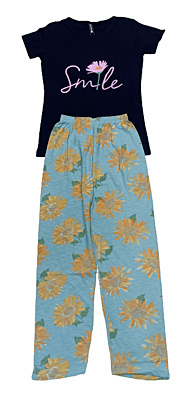 Women Smile Black Print Set