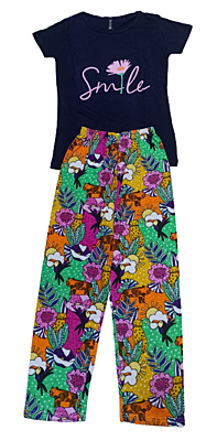 Women Smile Print Set