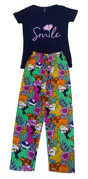 Women Smile Print Set Women Smile Print Set