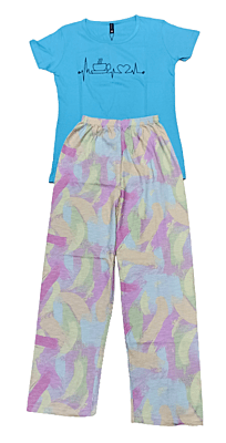 Women Coffee Printed Set