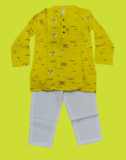Boys kurta pyjama set yellow Boys kurta pyjama set yellow