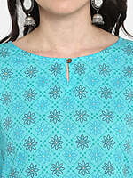 Women Kolam Printed Kurtis Women Kolam Printed Kurtis