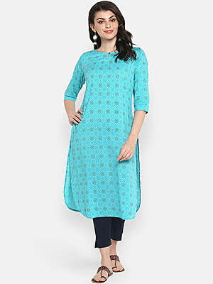 Women Kolam Printed Kurtis