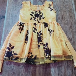 Fancy Frock With Flower Print