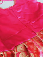Girls Pattu Fancy Frock Girls Pattu Fancy Frock