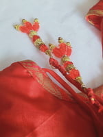 Girls Red Fancy Frocks Girls Red Fancy Frocks