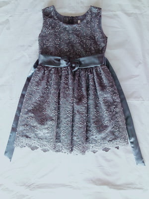 Girls Grey Fancy Frocks