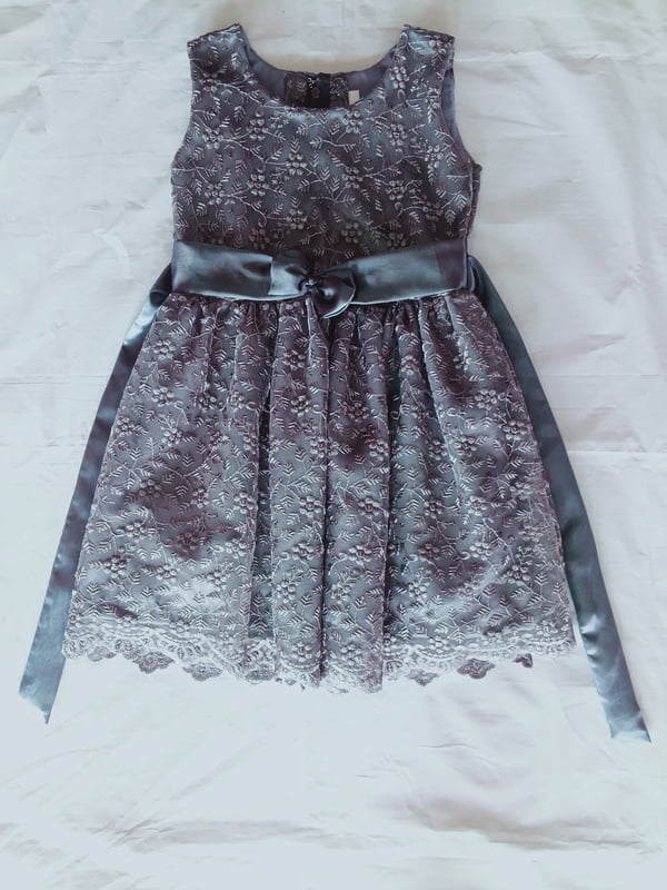 Girls Grey Fancy Frocks Girls Grey Fancy Frocks