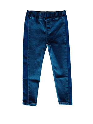Girls Denim Lycra Jeggings