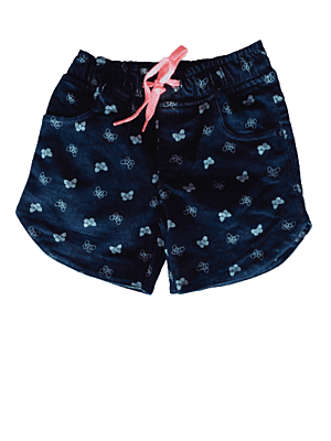 Girls Butterfly Printed Short