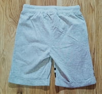 Boys knit roll up shorts with speed print Boys knit roll up shorts with speed print