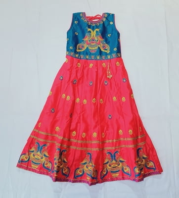 Girls Long Fancy Frocks