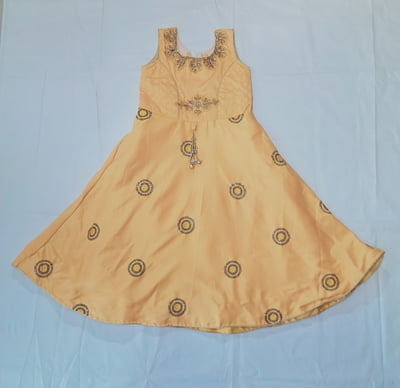 Long Fancy Frocks With Printed