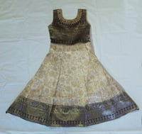 Girls Navy Blue Long Fancy Frock Girls Navy Blue Long Fancy Frock