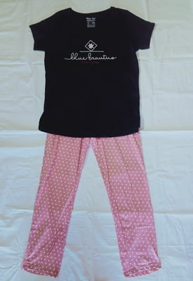 Ladies Blue Brautuo Flower Of Life Print Set