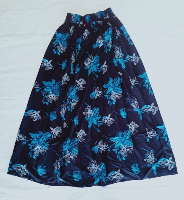 Women Blue Printed Skirt Women Blue Printed Skirt